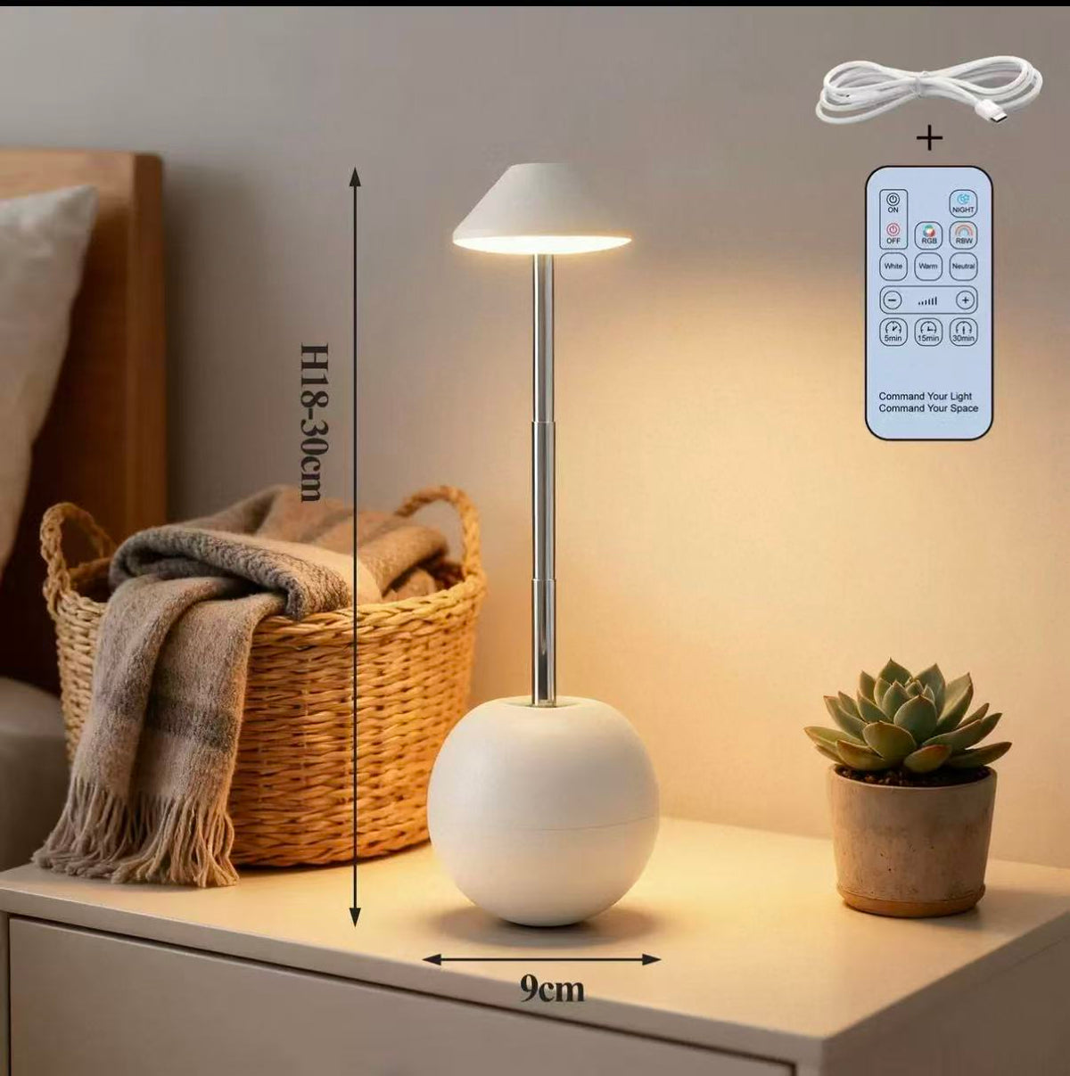 Rechargeable LED Night Light