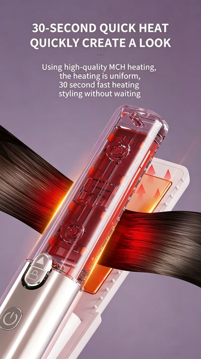 Rechargeable Cordless Mini Hair Straightener