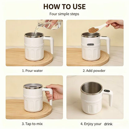 Rechargeable Automatic Self-Stirring Mug