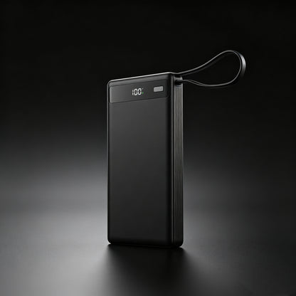 Ultra Slim Fast Charging Power Bank, High Capacity Portable External Battery.