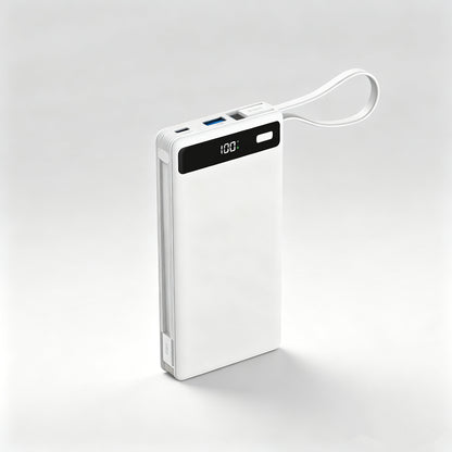 Ultra Slim Fast Charging Power Bank, High Capacity Portable External Battery.