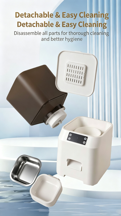 Automatic Button‑Controlled Pet Feeder