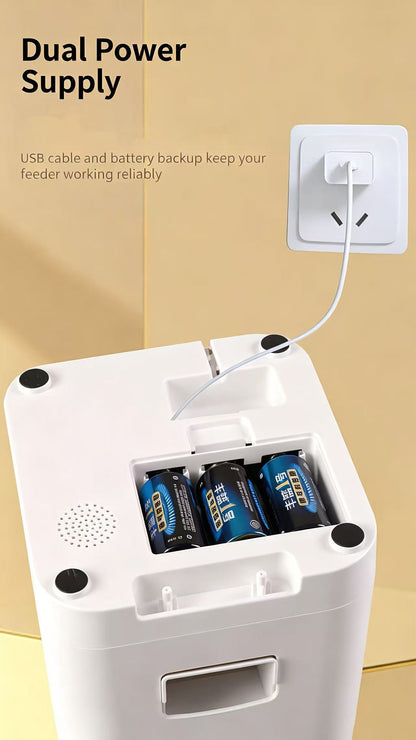 Automatic Button‑Controlled Pet Feeder