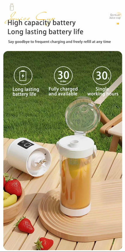 Portable USB‑Rechargeable Juicer Blender Cup