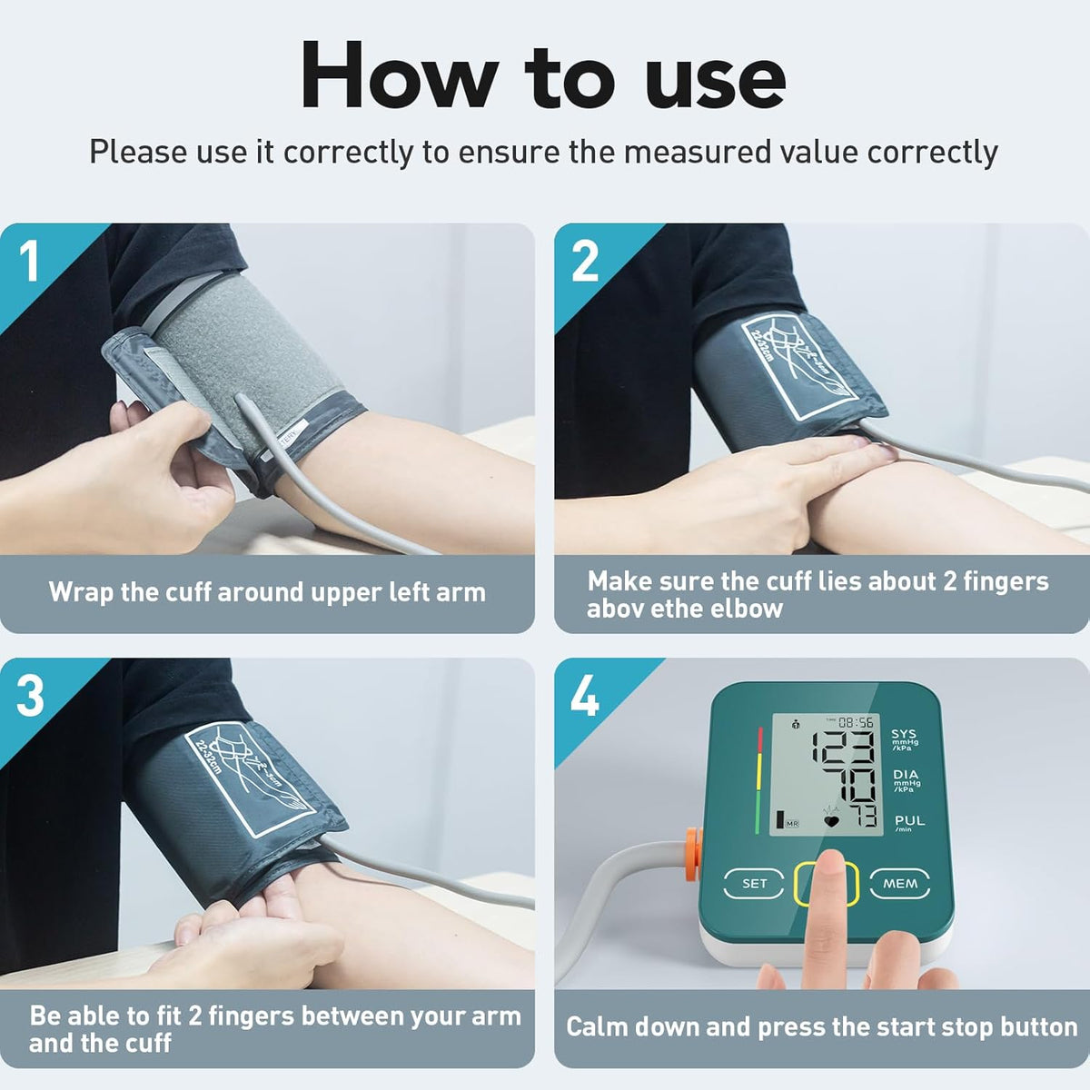Upper Arm Digital Blood Pressure Monitor