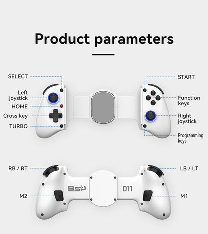 D11 Multi‑Platform Bluetooth Game Controller | Switch, PC, Android, iOS