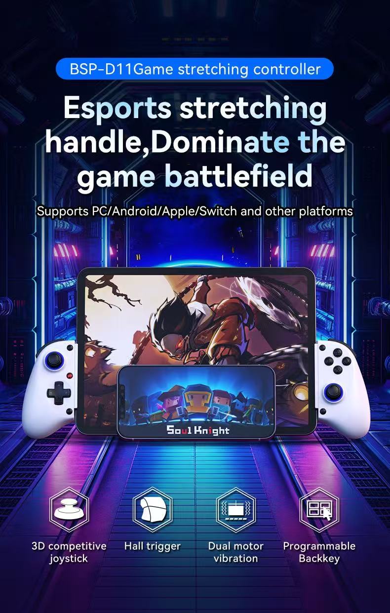 D11 Multi‑Platform Bluetooth Game Controller | Switch, PC, Android, iOS