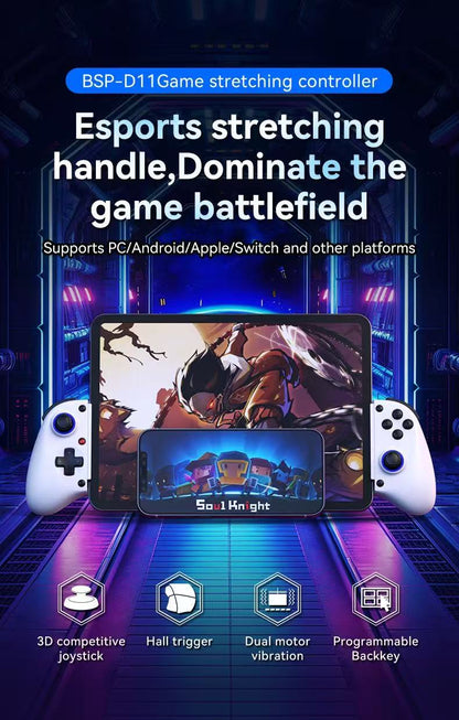 D11 Multi‑Platform Bluetooth Game Controller | Switch, PC, Android, iOS