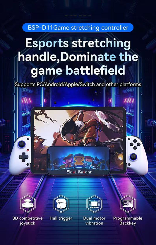 D11 Multi‑Platform Bluetooth Game Controller | Switch, PC, Android, iOS