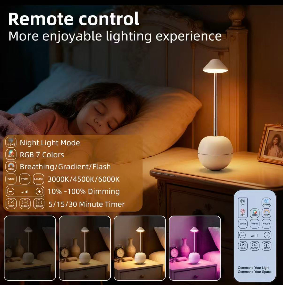 Rechargeable LED Night Light
